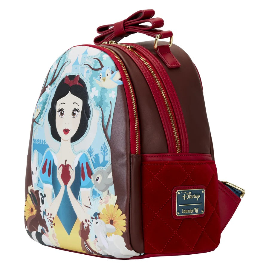 LOUNGEFLY : DISNEY - Snow White Classic Apple Mini Backpack