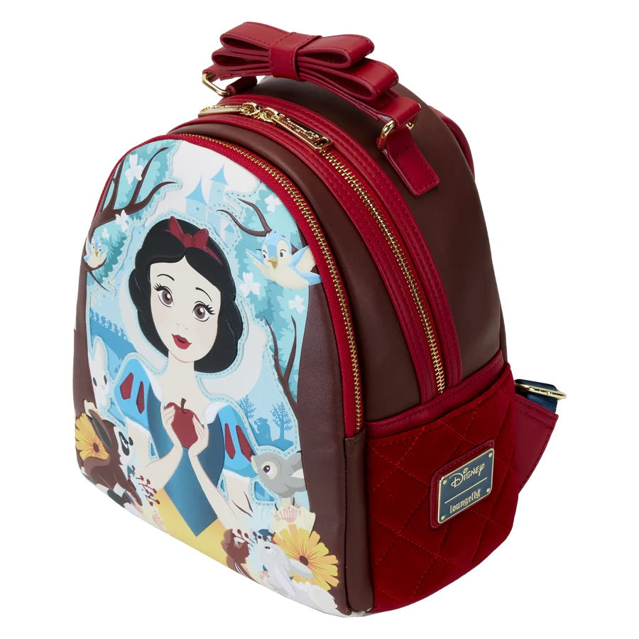 LOUNGEFLY : DISNEY - Snow White Classic Apple Mini Backpack