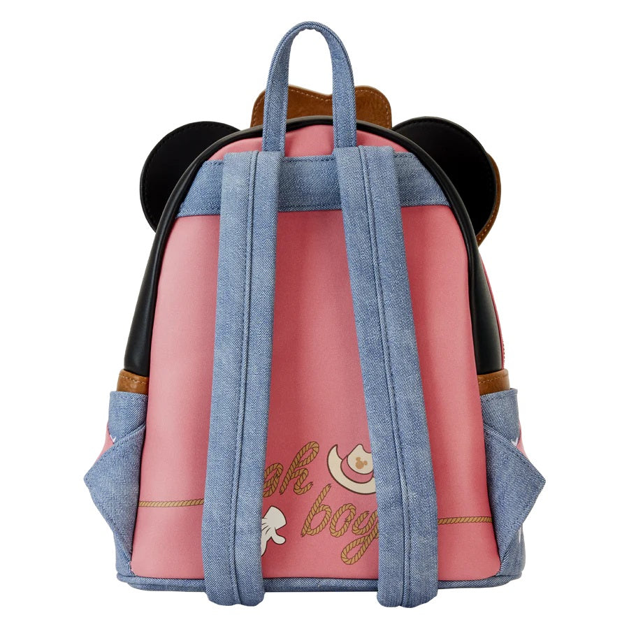 LOUNGEFLY : DISNEY - Mickey Mouse Western Cosplay Mini Backpack