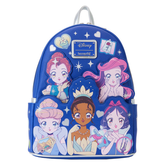 LOUNGEFLY : DISNEY - Princess Manga Style Mini Backpack