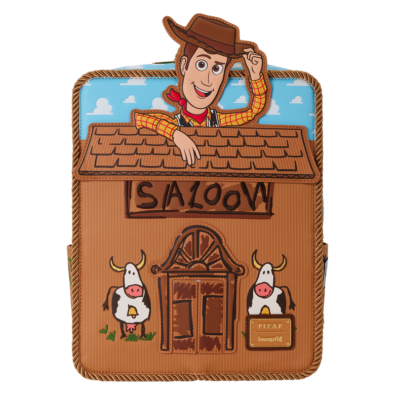 LOUNGEFLY : DISNEY PIXAR - Toy Story 30th Anniversary Woody Saloon Mini Backpack