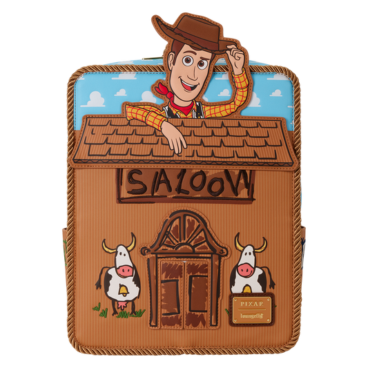 LOUNGEFLY : DISNEY PIXAR - Toy Story 30th Anniversary Woody Saloon Mini Backpack