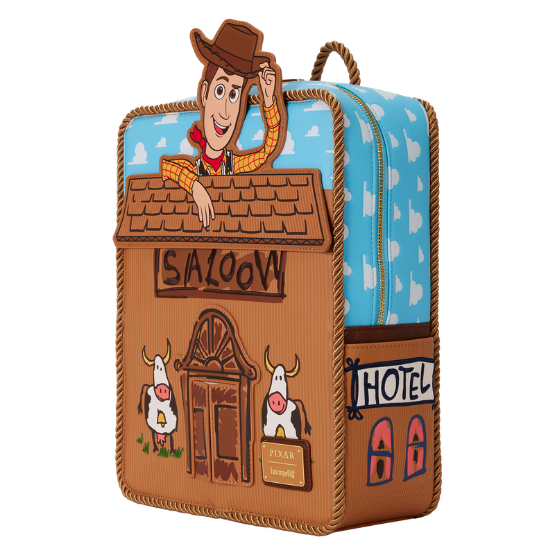 LOUNGEFLY : DISNEY PIXAR - Toy Story 30th Anniversary Woody Saloon Mini Backpack