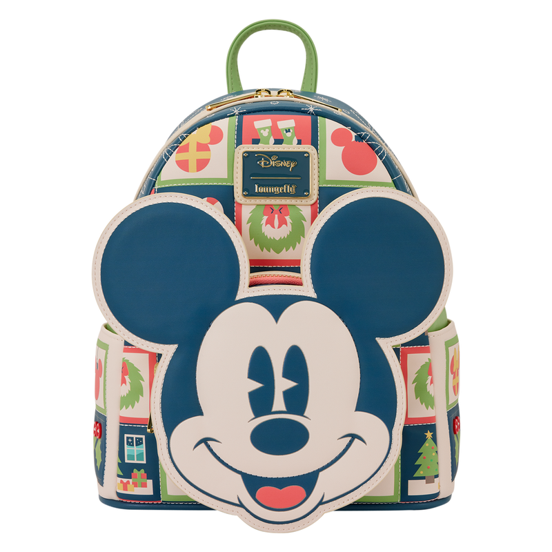 LOUNGEFLY : DISNEY - Mickey Mouse Holiday Mini Backpack