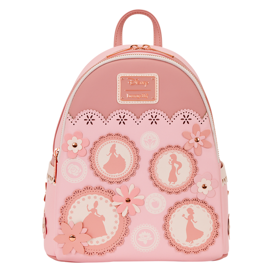 LOUNGEFLY : DISNEY - Princess Floral Lace Mini Backpack