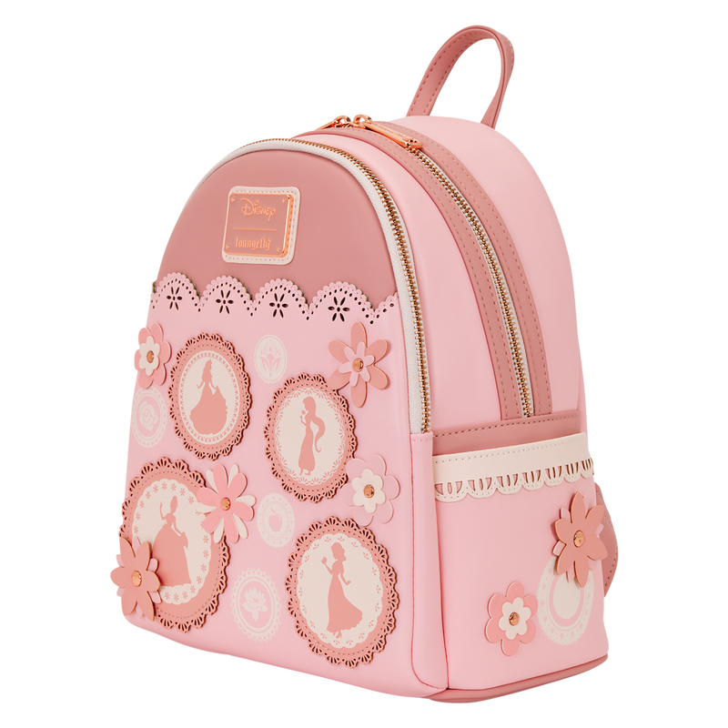 LOUNGEFLY : DISNEY - Princess Floral Lace Mini Backpack