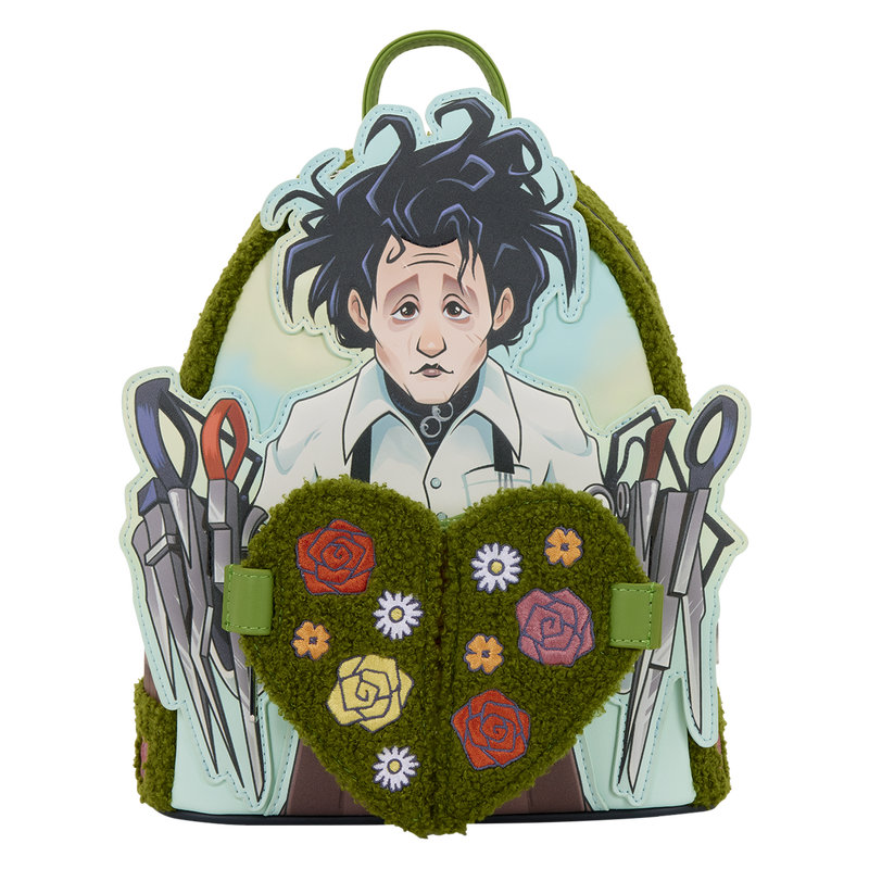 LOUNGEFLY : EDWARD SCISSORHANDS - Sherpa Mini Backpack