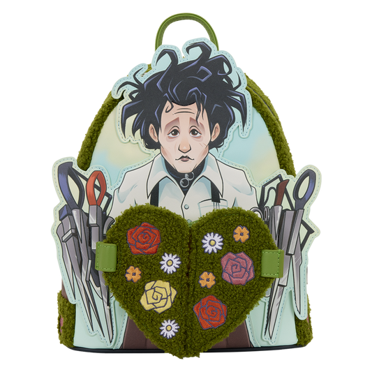 LOUNGEFLY : EDWARD SCISSORHANDS - Sherpa Mini Backpack