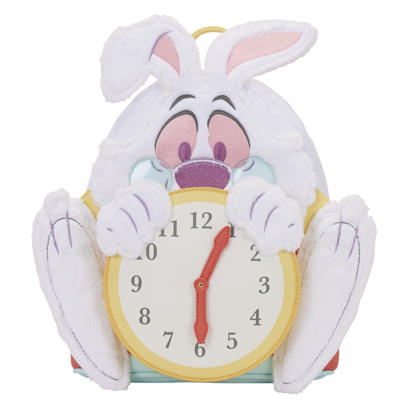 LOUNGEFLY : DISNEY - Alice In Wonderland White Rabbit Cosplay Mini Backpack