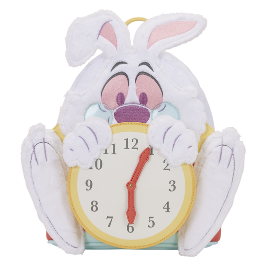 LOUNGEFLY : DISNEY - Alice In Wonderland White Rabbit Cosplay Mini Backpack