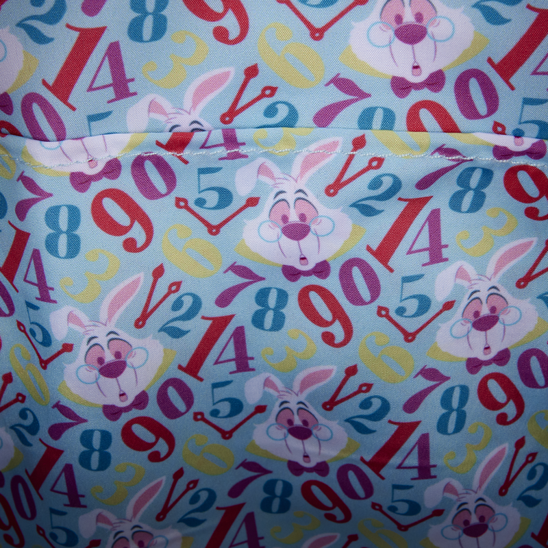 LOUNGEFLY : DISNEY - Alice In Wonderland White Rabbit Cosplay Mini Backpack