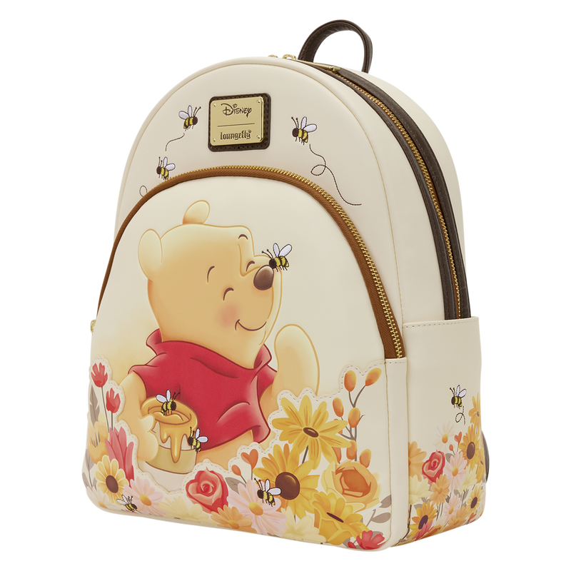 LOUNGEFLY : DISNEY - Winnie The Pooh Bees & Flowers Mini Backpack