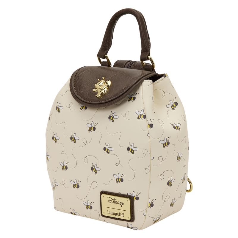 LOUNGEFLY : DISNEY - Winnie The Pooh All-Over Print Micro Mini Backpack