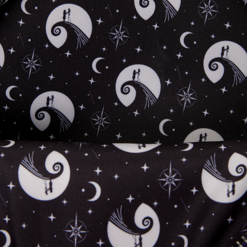 LOUNGEFLY : NIGHTMARE BEFORE CHRISTMAS - Jack Skellington & Sally Night Sky Mini Backpack
