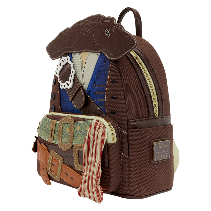 LOUNGEFLY : DISNEY - Pirates Of The Carribean Jack Sparrow Cosplay Mini Backpack