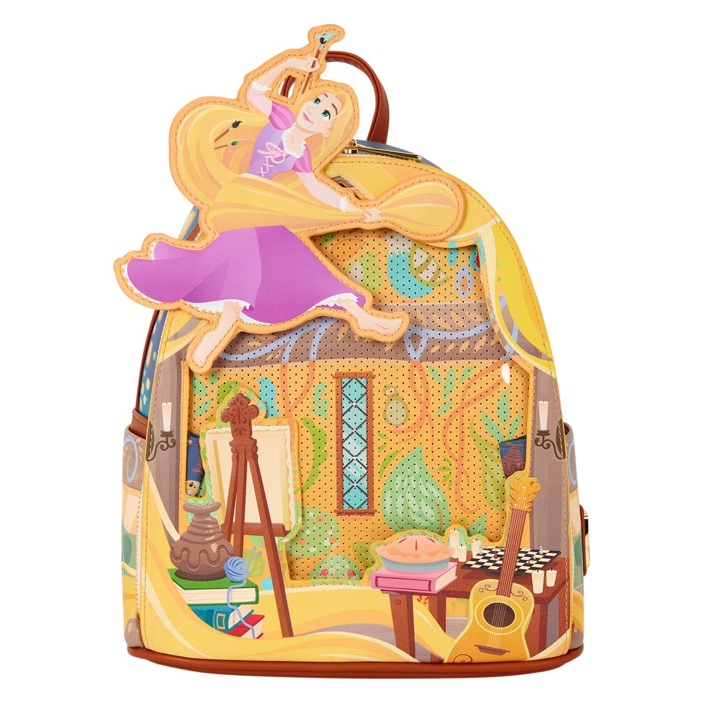 LOUNGEFLY : DISNEY - Tangled Rapunzel Painting Mini Backpack