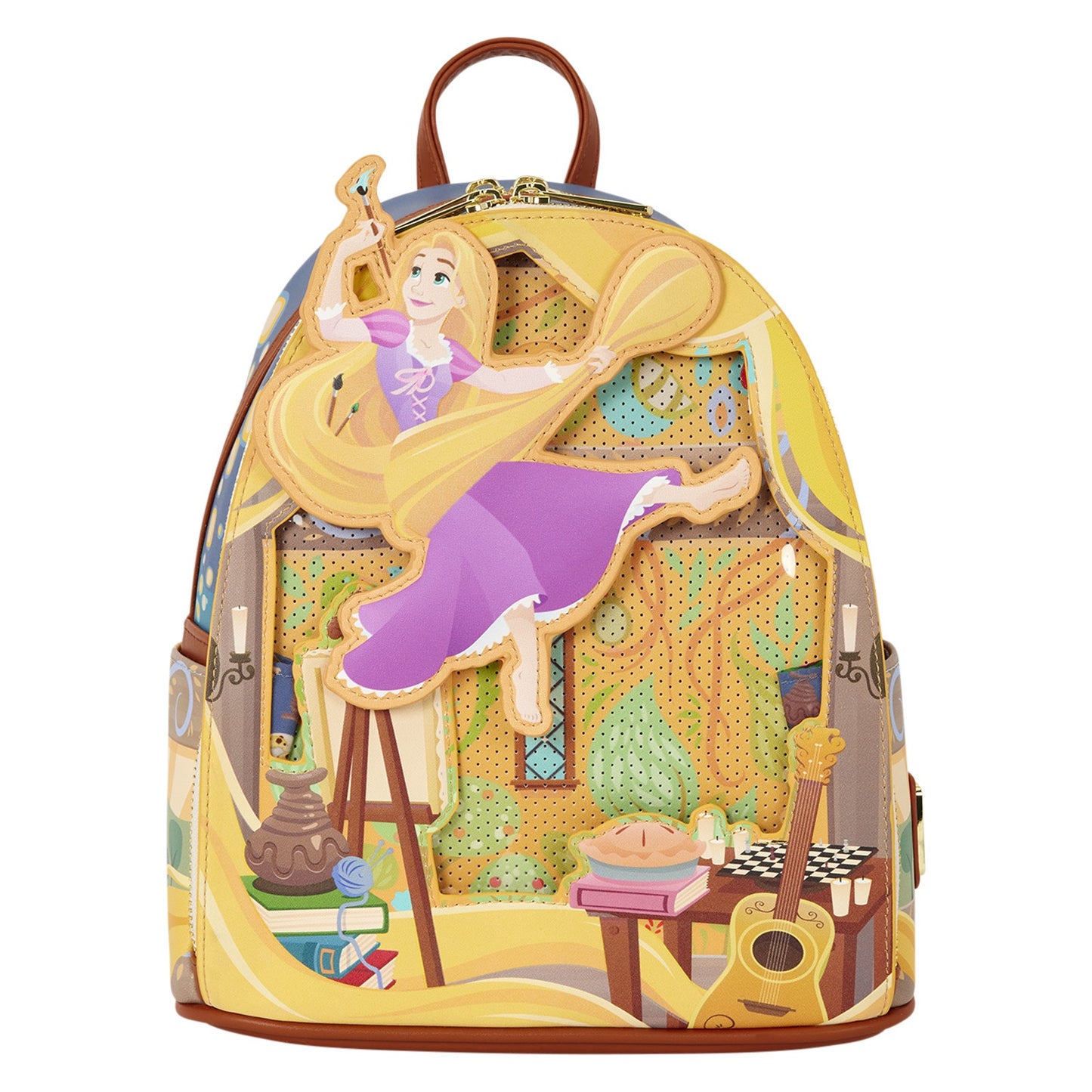 LOUNGEFLY : DISNEY - Tangled Rapunzel Painting Mini Backpack