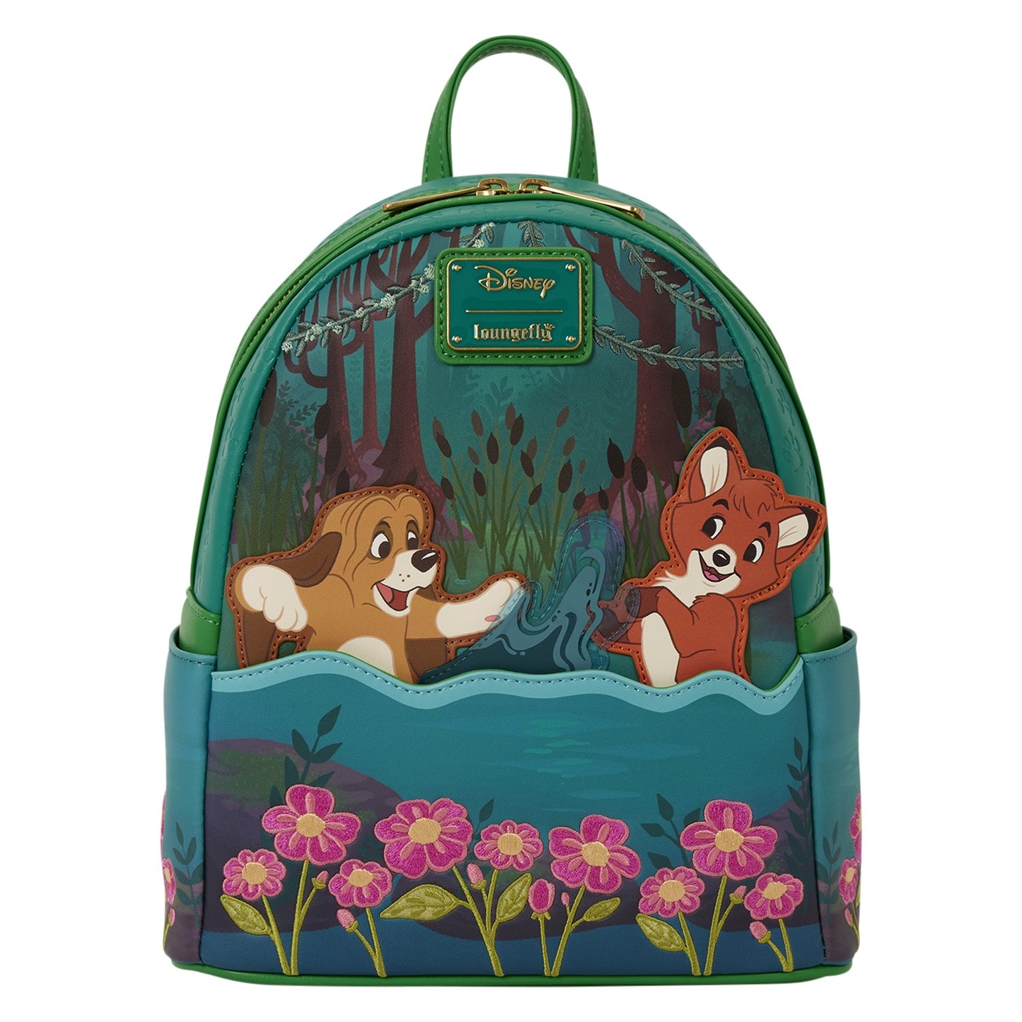 LOUNGEFLY : DISNEY - Fox & Hound Mini Backpack