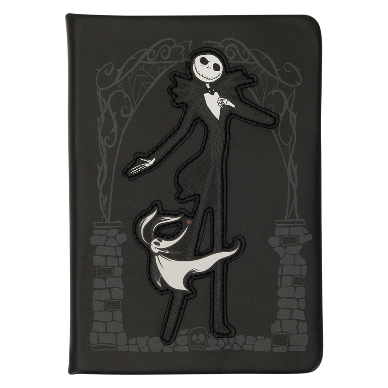 LOUNGEFLY : NIGHTMARE BEFORE CHRISTMAS - Jack Skellington Pumpkin King Stationery Journal