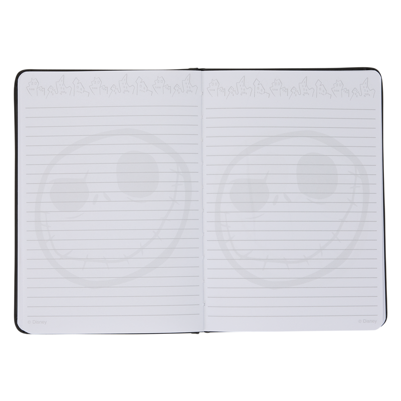 LOUNGEFLY : NIGHTMARE BEFORE CHRISTMAS - Jack Skellington Pumpkin King Stationery Journal