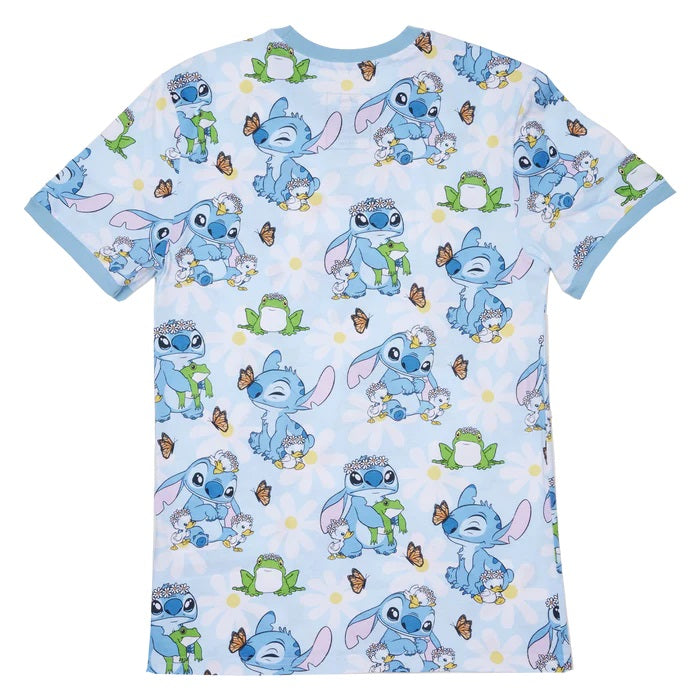 LOUNGEFLY : DISNEY - Lilo & Stitch Springtime T-Shirt