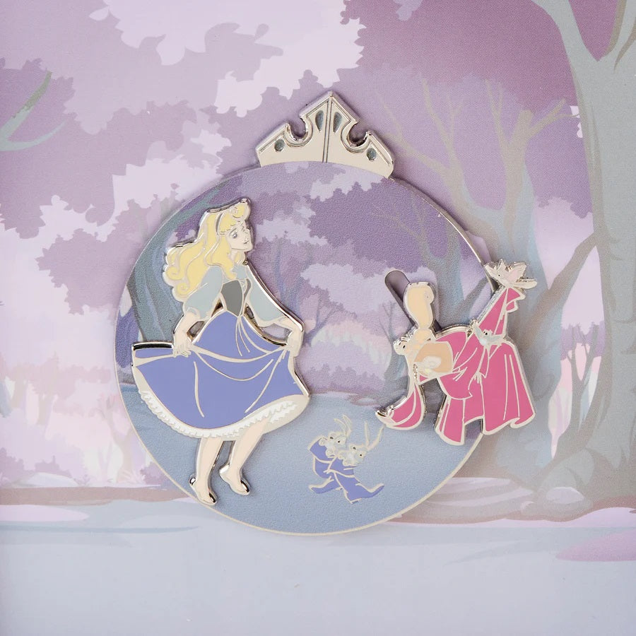 LOUNGEFLY : DISNEY - Sleeping Beauty 65th Anniversary 3" Pin