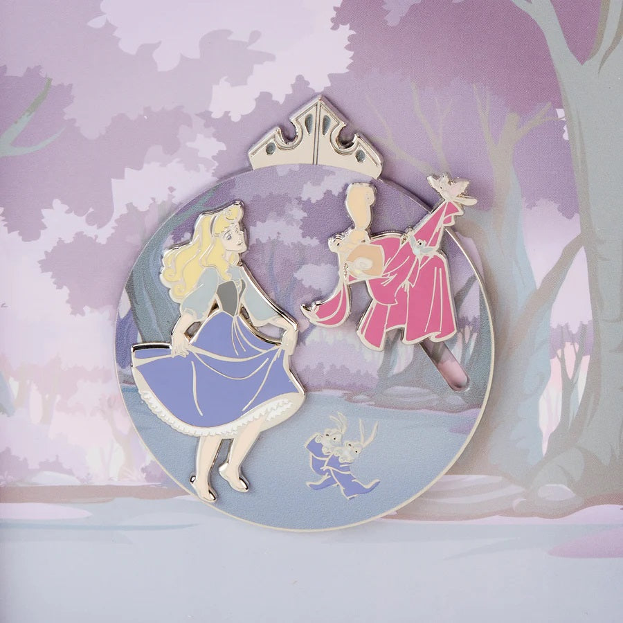 LOUNGEFLY : DISNEY - Sleeping Beauty 65th Anniversary 3" Pin