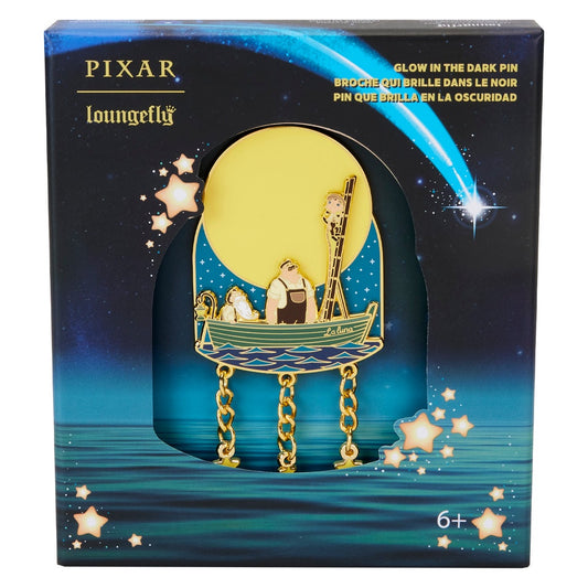 LOUNGELY : DISNEY PIXAR - La Luna Moon & Star 3" Collector Pin