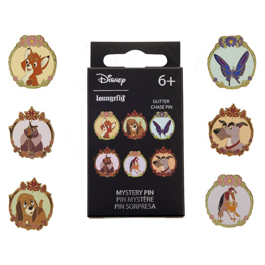 LOUNGEFLY : DISNEY - The Fox & The Hound Frame Mystery Blind Box Pin Badge (1)