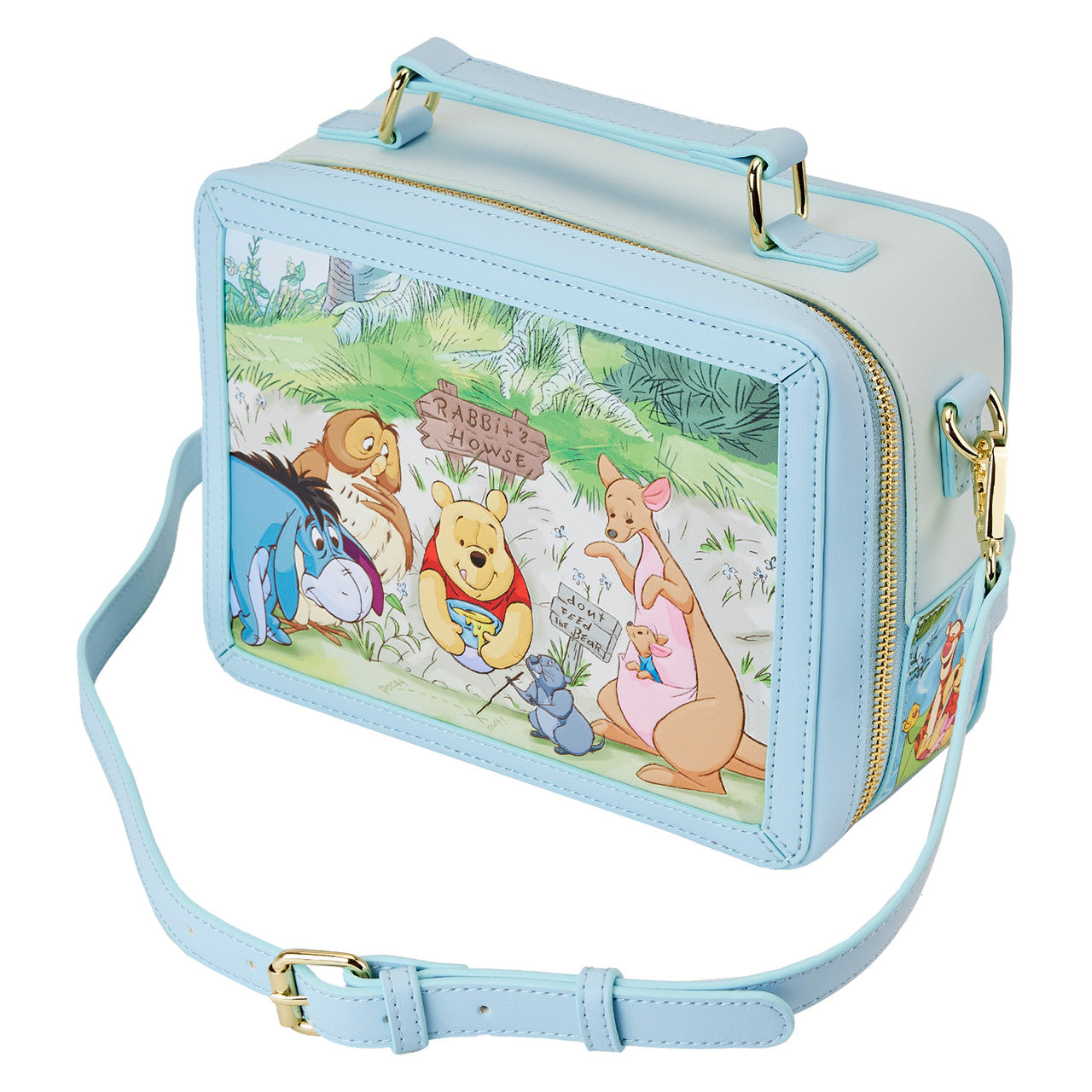 LOUNGEFLY : DISNEY - Winnie The Pooh Lunchbox Crossbody Bag