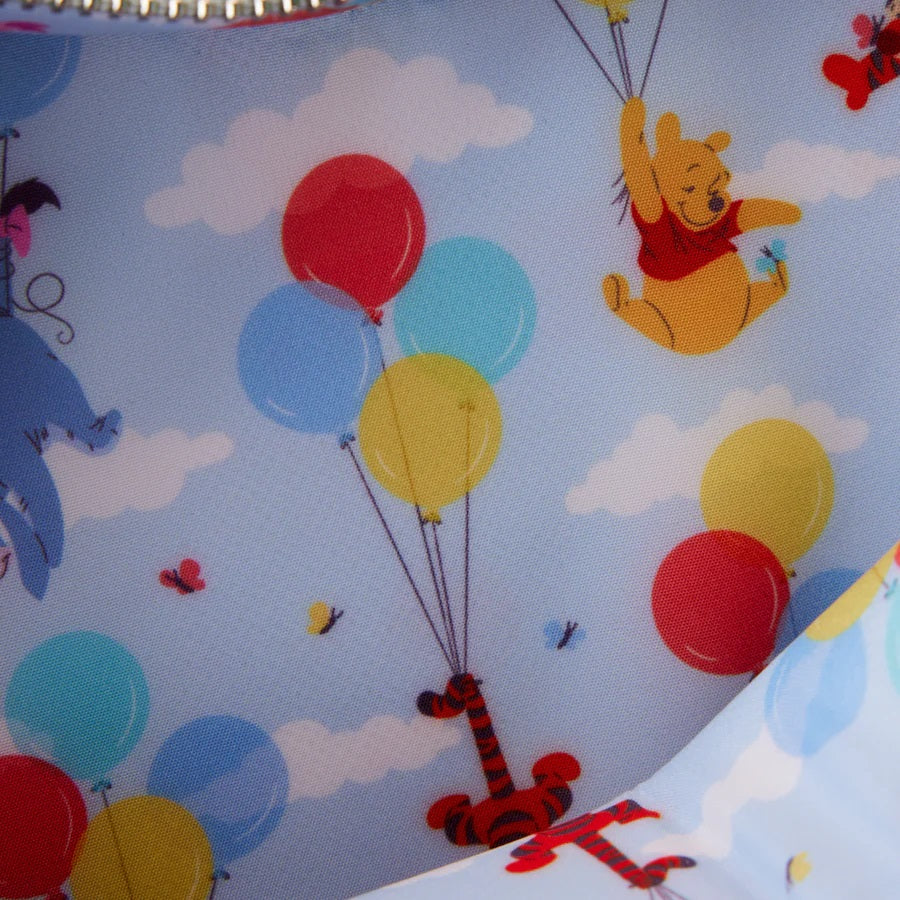 LOUNGEFLY : DISNEY - Winnie The Pooh Balloons Heart Crossbody Bag
