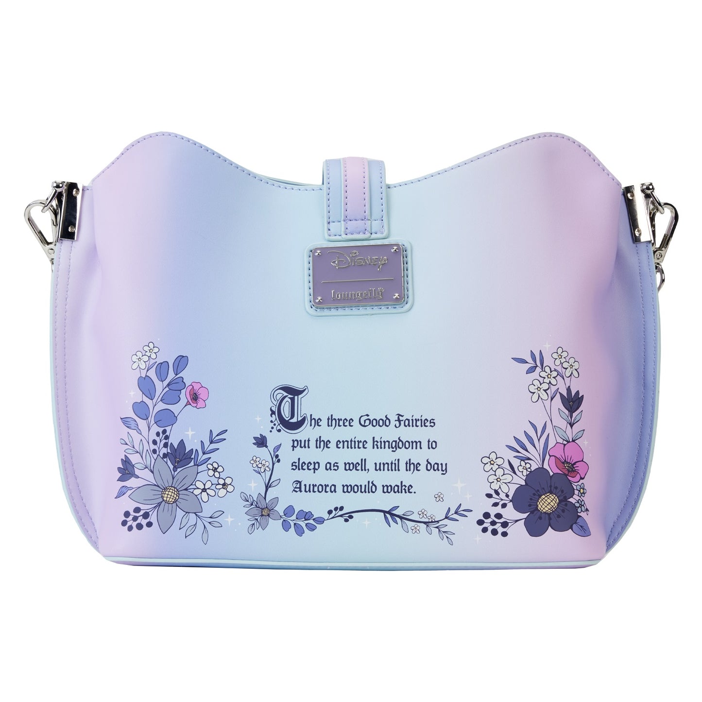 LOUNGEFLY : DISNEY - Sleeping Beauty 65th Anniversary Floral Crown Crossbody Bag
