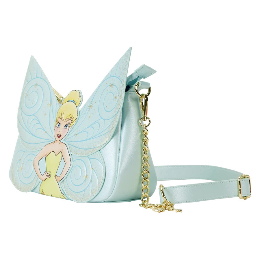 LOUNGEFLY : DISNEY - Peter Pan Tinker Bell Wings Cosplay Crossbody Bag