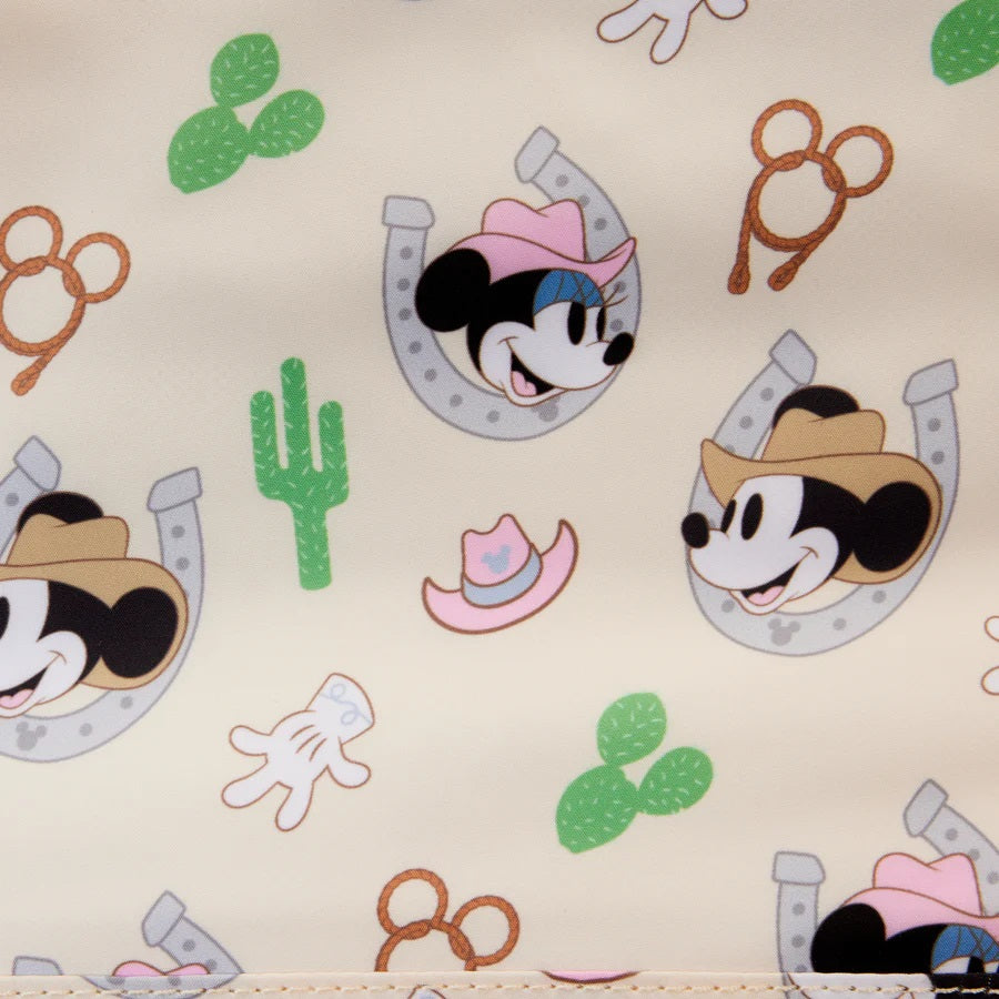 LOUNGEFLY : DISNEY - Mickey & Minnie Western Crossbody Bag