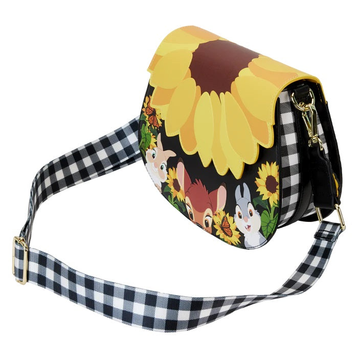 LOUNGEFLY : DISNEY - Bambi Sunflower Strap Crossbody Bag