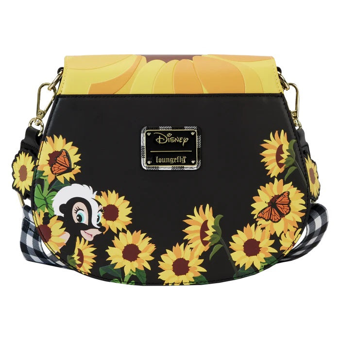 LOUNGEFLY : DISNEY - Bambi Sunflower Strap Crossbody Bag