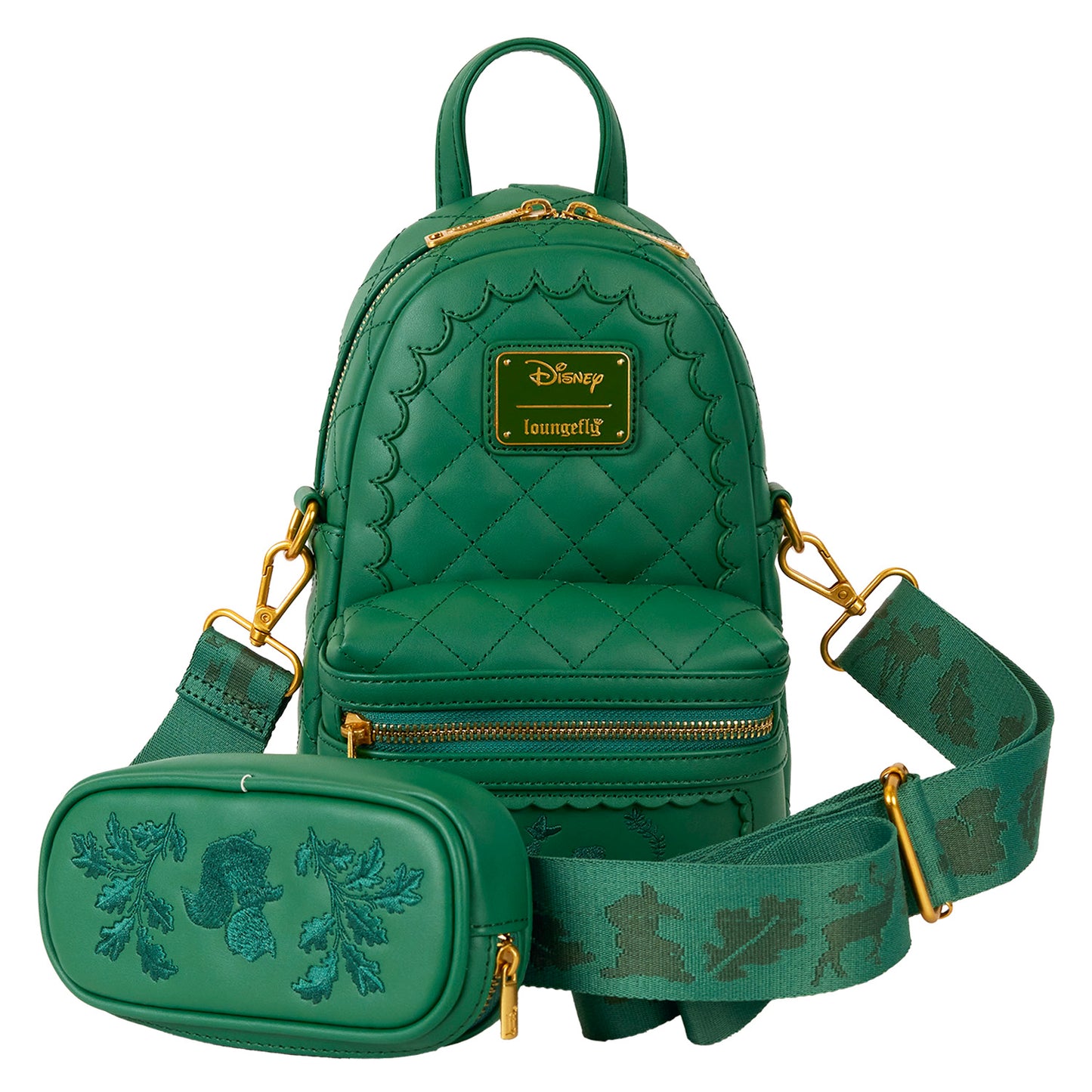 LOUNGEFLY : BAMBI - Quilted Convertible Sling Bag