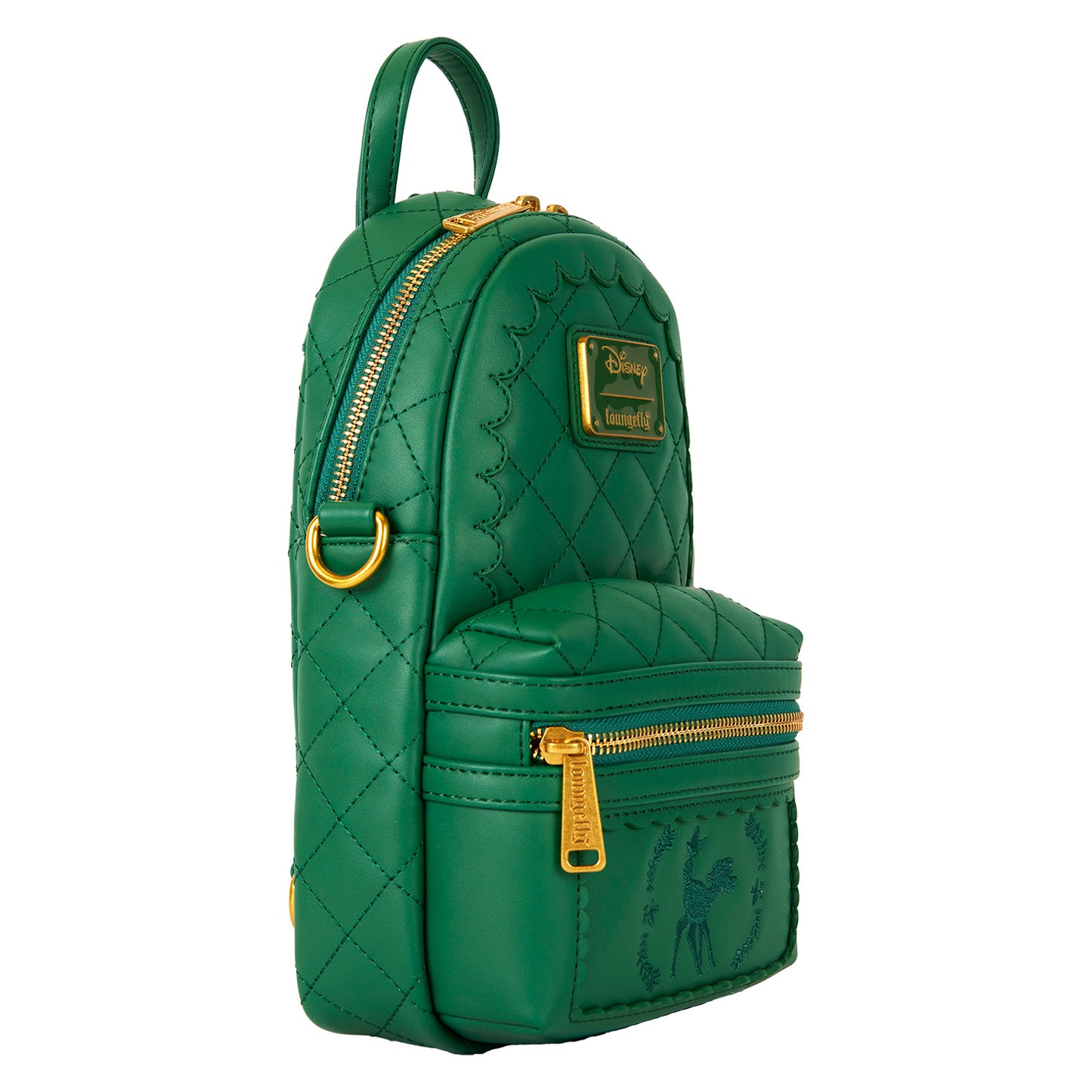 LOUNGEFLY : BAMBI - Quilted Convertible Sling Bag