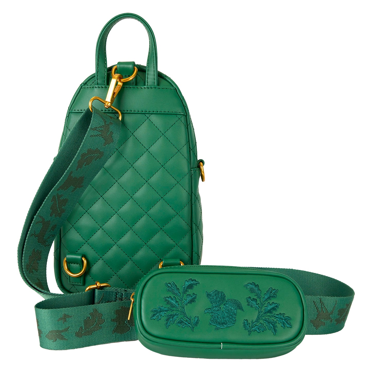 LOUNGEFLY : BAMBI - Quilted Convertible Sling Bag