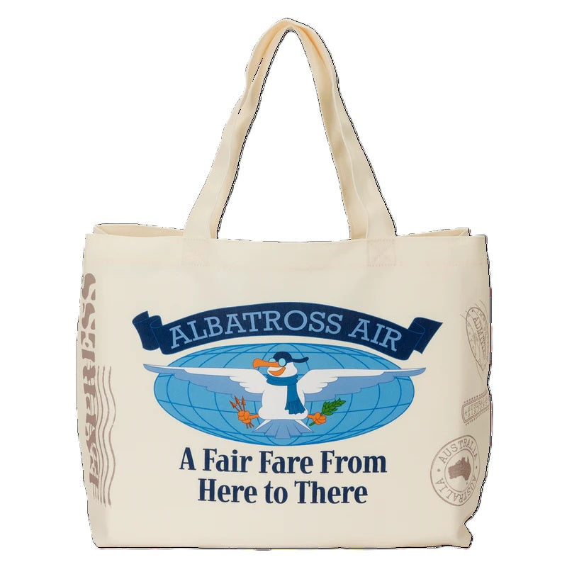 LOUNGEFLY : DISNEY - The Rescuers Down Under Canvas Tote Bag