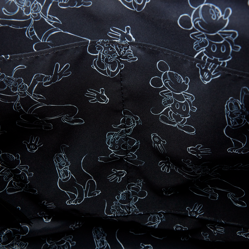 LOUNGEFLY : DISNEY - Minnie Mouse Artist Sketch Convertible Backpack & Tote Crossbody Bag