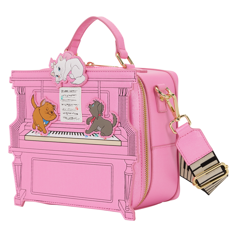 LOUNGEFLY : DISNEY - Aristocats Figural Piano Crossbody Bag