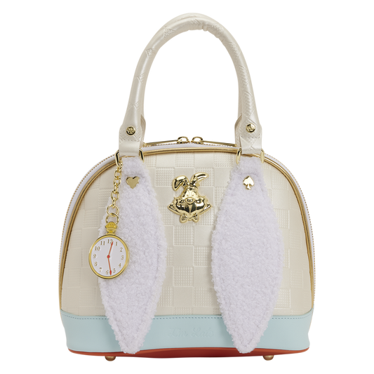 LOUNGEFLY : DISNEY - Alice In Wonderland White Rabbit Handbag