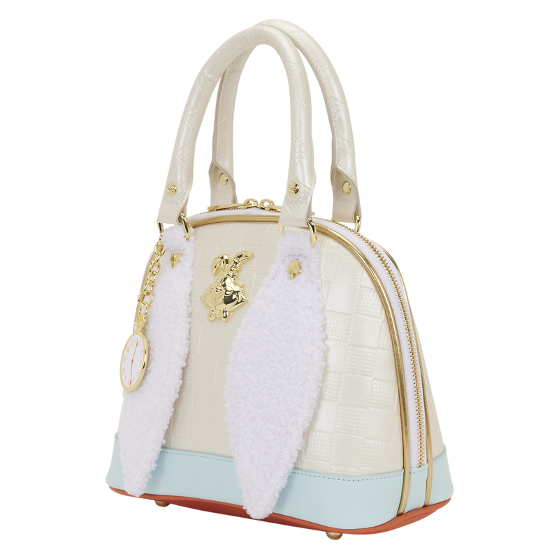 LOUNGEFLY : DISNEY - Alice In Wonderland White Rabbit Handbag