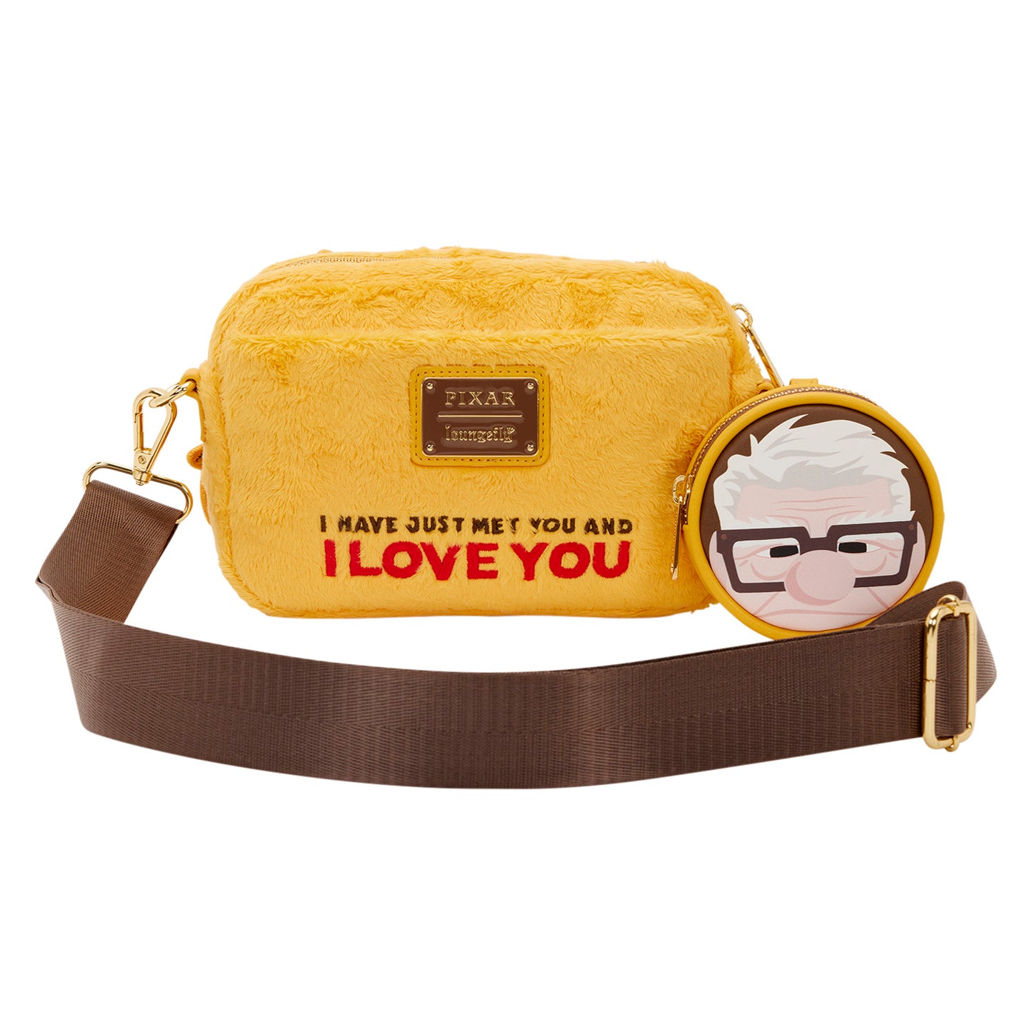 LOUNGEFLY : DISNEY PIXAR - Up Dug Sling Crossbody Bag With Coin Bag