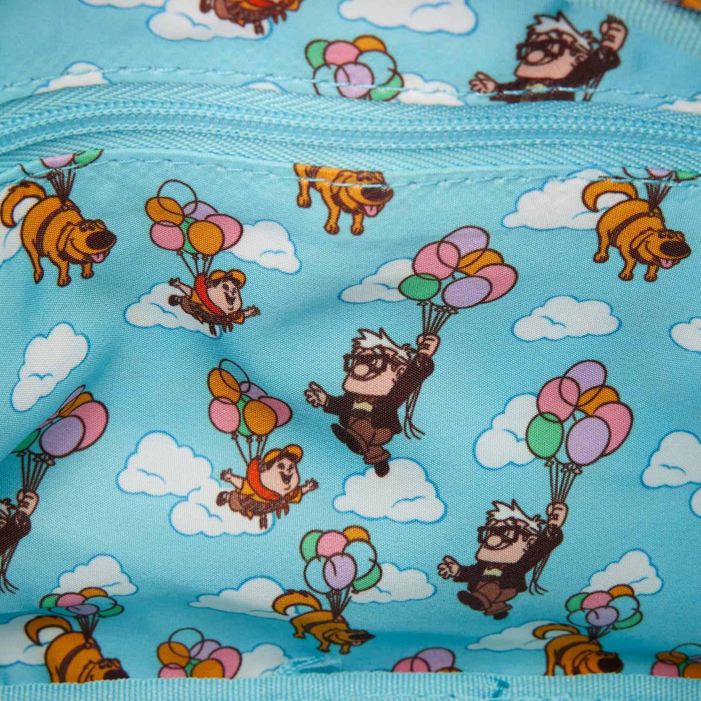 LOUNGEFLY : DISNEY PIXAR - Up Dug Sling Crossbody Bag With Coin Bag