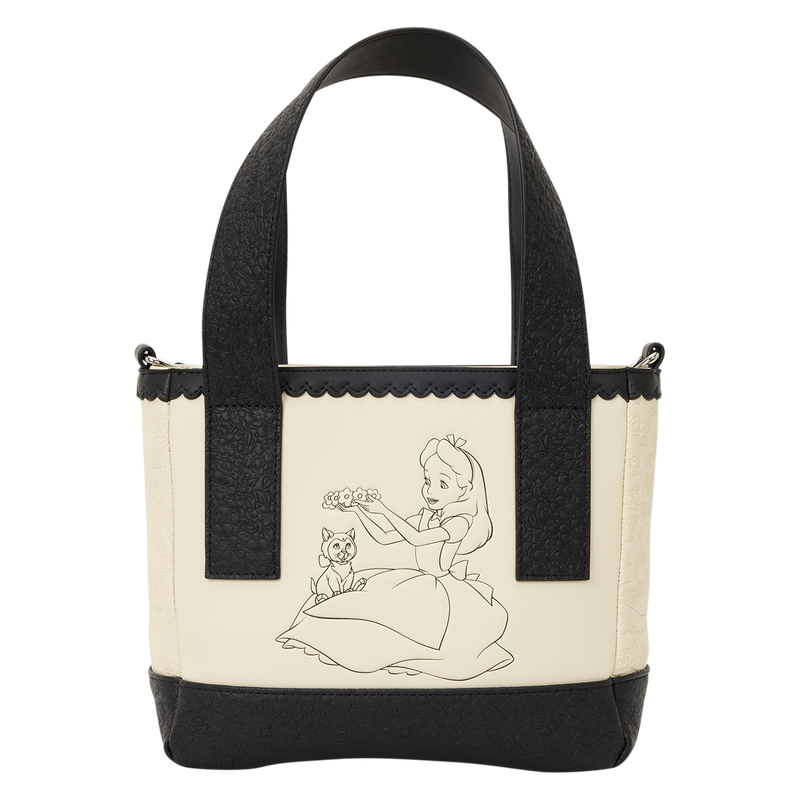 LOUNGEFLY : DISNEY - Alice In Wonderland Mini Tote Crossbody Bag