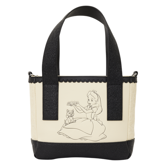 LOUNGEFLY : DISNEY - Alice In Wonderland Mini Tote Crossbody Bag