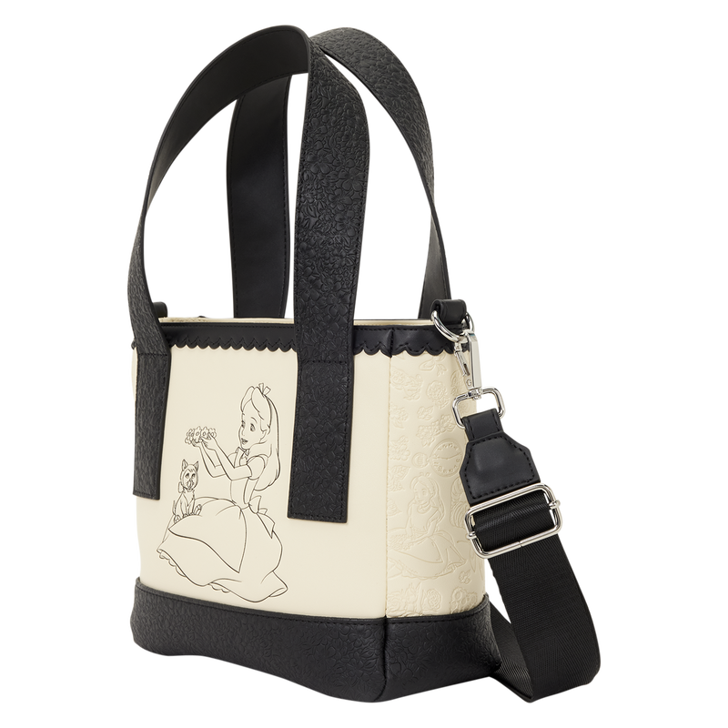 LOUNGEFLY : DISNEY - Alice In Wonderland Mini Tote Crossbody Bag