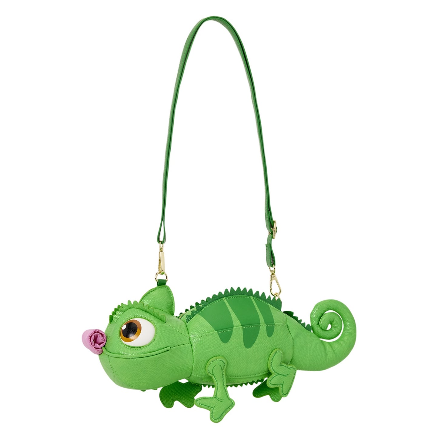 LOUNGEFLY : DISNEY - Tangled Pascal Figural Crossbody Bag